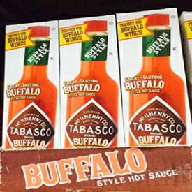 タバスコ バッファロースタイル ホットソース、5オンス (6個入り) Tabasco Buffalo Style Hot Sauce, 5oz. (Pack of 6)