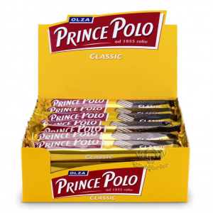 Lowell Prince Polo Dark Chocolate Covered Wafer Classic 35g (Pack of 32 bars)