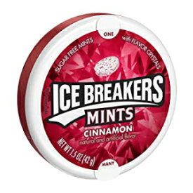 Ice Breakers Mints 1.5 Ounce (Pack of 16), Cinnamon, ICE BREAKERS Sugar Free Mints, Cinnamon, 1.5 Ounce (Pack of 16)