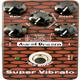 Aural Dream スーパー ビブラート ギター エフェクト ペダル 4 つのモードと 24 に達する 6 つのウェーブ ラッシュ ビブラート エフェクト トゥルー バイパス Aural Dream Super Vibrato Guitar Effect Pedal with 4 modes and 6 waves reach