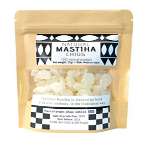 Chios Mastic Chios Mastiha Tears Gum Greek 100% Natural Mastic Packs From Mastic Growers (25gr Medium Tears)