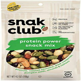 スナッククラブ アソートミックス (プロテインパワー、4.2オンス (6個))… Snak Club Assorted Mixes (Protein Power, 4.2-oz. (6 Count))…