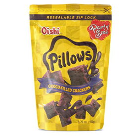 Oishi Pilows チョコ入りクラッカー パーティーサイズ、5.29 オンス、4 パック Oishi Pilows Choco-Filled Crackers Party Size, 5.29 oz, 4 Packs