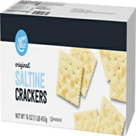 Amazon ブランド - Happy Belly オリジナル ソルティン クラッカー、1 ポンド (1 個パック) Amazon Brand - Happy Belly Original Saltine Crackers, 1 Pound (Pack of 1)