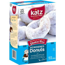 Katz グルテンフリーの粉末ドーナツ | 乳製品フリー、ナッツフリー、大豆フリー、グルテンフリー | コーシャ (ドーナツ 6 個入り 3 パック、各 10.5 オンス) Katz Gluten Free Powdered Donuts | Dairy Free, Nut Free, Soy Free, Gluten