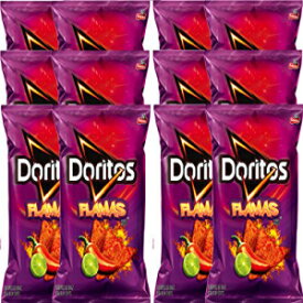 Doritos Flamas フレーバートルティーヤチップス 正味重量 10 オンス スナックケアパッケージ (12) Doritos Flamas Flavored Tortilla Chips Net Wt 10 Oz Snack Care Package (12)