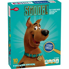 Betty Crocker Snacks スクービードゥー フルーツ風味スナック 10 個 (8 個パック) Betty Crocker Snacks Scooby Doo Fruit Flavored Snacks, 10 Count (Pack of 8)