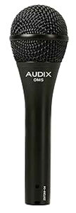Audix OM5 Hypercardioid Handheld Dynamic Vocal Microphone for Stage Singers - Black