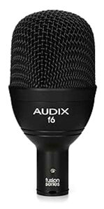Audix f6 Hypercardioid Dynamic Kick Drum Microphone for Kick Drums and Bass Instruments