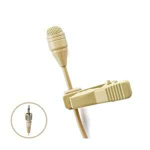 �v�� �x�[�W�� ���x���A ���y�� �R���f���T�[ �}�C�N JK MIC-J 050 �[���n�C�U�[ ���C�����X �g�����X�~�b�^�[�ƌ݊������� J K Pro Beige Lavalier Lapel Condenser Microphone JK MIC-J 050 Compatible with Sennheiser Wir