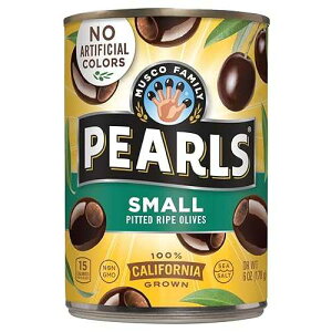p[Y ȂnubNI[uA6IXA12 PEARLS Ripe Pitted, Small Black Olives, 6 oz, 12-Cans