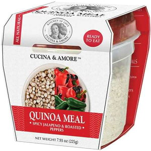 Cucina & Amore Quinoa RTE Meal, Spicy Jalapeno and Roasted Peppers, 7.9 Ounce