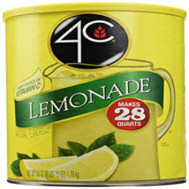 4 C レモネード フレーバー ミックス 28 クォート、1042.6 液量オンス 4 C Lemonade Flavored Mix 28 Quarts, 1042.6 Fluid Ounce