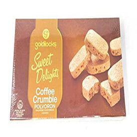 Goldilocks Sweet Delightsフィリピンのショートブレッドクッキー（コーヒークランブル、2パック） Goldilocks Sweet Delights Philippine Shortbread Cookies (Coffee Crumble, 2 Pack)