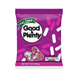 GOOD & PRENTY リコリス キャンディ、7 オンス バッグ GOOD & PLENTY Licorice Candy, 7 Ounce Bag