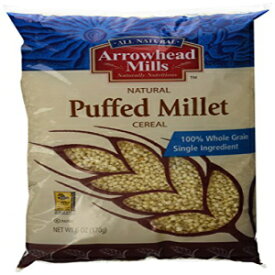 アローヘッドミルズ パフミレットシリアル、6オンス Arrowhead Mills Puffed Millet Cereal, 6 oz