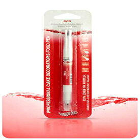 レインボーダスト プロフェッショナル フード インク ペン - レッド Rainbow Dust Professional Food Ink Pen - Red