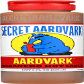 Secret Aardvark ホットソース - ハバネロホットソース、ハバネロペッパーズ & ローストトマト、ミディアムスパイスホットソース、非遺伝子組み換え、低糖、低炭水化物ホットソース & マリネ - ホットハバネロソース、8 オンス (1 パック) Secret Aardvar