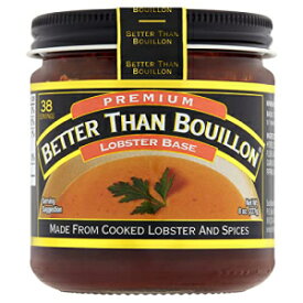 Better Than Bouillon プレミアム ロブスター ベース、厳選された調理済みロブスターとスパイスから作られ、9.5 クォートのスープが作れ、38 人分、8 オンスの瓶 (シングル) Better Than Bouillon Premium Lobster Base, Made from Select Cooked Lob