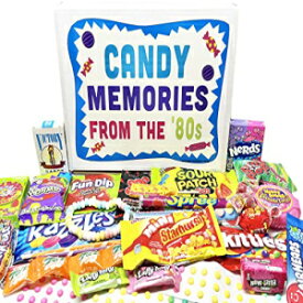 RETRO CANDY YUM 80s Gift Box with 1980's Candy Assortment for Man or Woman - Care Package Thank You or Birthday Gag Gift