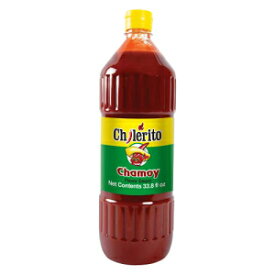 EL CHILERITO Sauce Chamoy Flavor 1L/ 33.8 Fl. Oz - Mexican Food - For Sweets, Snacks, Fruits, Drinks And Cocktails - Mexican Flavor - To Share With Friends And Family - Kosher - Natural Ingredients - Chili - Cham