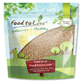 Food to Live 硬質冬小麦種子 (コーシャ) (3 ポンド) Food to Live Hard Red Winter Wheat Seed (Kosher) (3 Pounds)