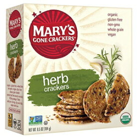 メアリーズ・ゴーン・クラッカー | クラッカー - ハーブ [グルテンフリーおよびオーガニック] 6.5 オンス [1PK] by Mary's Gone Crackers Mary's Gone Crackers | Crackers-Herb [Gluten Free and Organic] 6.5 Oz[1PK] by Mary's Go