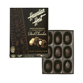 ハワイアンホストチョコレート ダークチョコレートマカダミアナッツ、3.5オンス箱（4個パック） HAWAIIAN HOST CHOCOLATES Dark Chocolate Macadamia Nuts, 3.5-Ounce Boxes (Pack of 4)