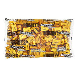 HERSHEY'S Nuggests エクストラクリーミーミルクチョコレートキャンディー、バッグトフィー、トフィー＆アーモンド、60オンス HERSHEY'S Nuggests Extra Creamy Milk Chocolate Candy, Bag toffee, Toffee and Almonds, 60 Ounce