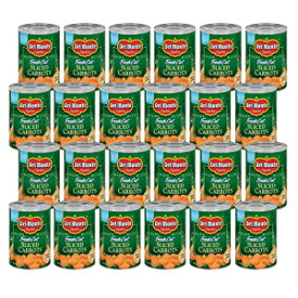 Del Monte 缶詰フレッシュカットスライスニンジン、14.5オンス（24個パック） 2400016299 Del Monte Canned Fresh Cut Sliced Carrots, 14.5 Ounce (Pack of 24) 2400016299