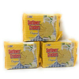Croley Foods ひまわりクラッカー オリジナル 160g/5.7oz、3パック Croley Foods Sunflower Crackers Original 160g/5.7oz, 3 Pack