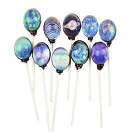 Galaxy Lollipops Planet Art Designs、ギフトパック、スイカ味、米国で手作り、2ポンド、Sparko Sweets Galaxy Lollipops Planet Art Designs, Gift Pack, Watermelon Flavor, Handcrafted in USA, 2 Pounds, Sparko Sweets