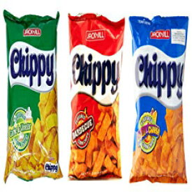 ジャックアンドジル チッピーコーンチップスアソートパック（ガーリック＆ビネガー、バーベキュー、チリ＆チーズ） Jack n Jill Chippy Corn Chips Assorted Pack (Garlic & Vinegar, Barbecue and Chili & Cheese)