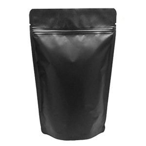 GooGouマットブラック再封可能ジップマイラーバッグ食品収納アルミホイルバッグ防臭ポーチ50個（6.29x9.05in） GooGou Matte Black Resealable Zip Mylar Bag Food Storage Aluminum Foil Bags Smell Proof Pouches 50pcs (6.29x9.05in)