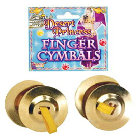 フォーラム ノベルティ フィンガー シンバル - 2 ペア Forum Novelties Finger Cymbals - Two Pair