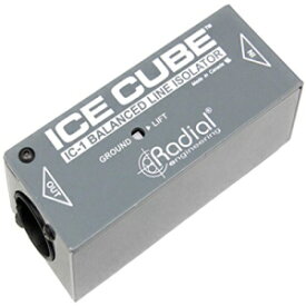 Radial Engineering IceCube IC-1 バランスラインアイソレーターおよびハムエリミネーター Radial Engineering IceCube IC-1 Balanced Line Isolator and Hum Eliminator