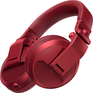 Pioneer DJ HDJ-X5BT-R - Closed-back, Bluetooth-compatible, Circumaural DJ Headphones with 40mm Drivers, 5Hz-30kHz Frequency Range, Detachable Cable, and Carry Pouch - Red 最も優遇