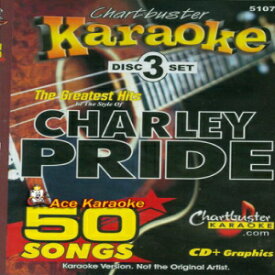 チャートバスター カラオケ CDG 3 枚組 CB5107 - チャーリー プライドのグレイテスト ヒッツ Chartbuster Karaoke CDG 3 Disc Pack CB5107 - The Greatest Hits of Charley Pride