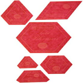 紙片 ACRTULABLOOM アクリル生地 カッティング テンプレート Tula'S ブルマー セット 4 用、なし Paper Pieces ACRTULABLOOM Acrylic Fabric Cutting Template for Tula'S Bloomers Set 4, None