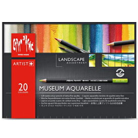 カランダッシュ ミュージアム アクワレル 鉛筆セット 風景 20色セット (3510.420) Caran D'ache Museum Aquarelle Pencil Sets Landscape Set of 20 Colours (3510.420)