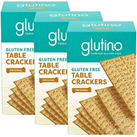 Glutino、グルテンフリー テーブル クラッカー 7 オンス (3 個パック) Glutino, Gluten Free Table Crackers 7 Oz (pack of 3)