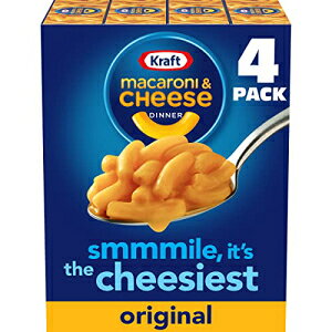 Kraft Original Macaroni & Cheese Dinner (4 ct Pack, 7.25 oz Boxes)