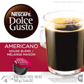 ネスカフェ ドルチェ グスト カプセル、カフェ アメリカーノ (ハウス ブレンド)、16 ct Nescafe Dolce Gusto Capsules, Caffe Americano (House Blend), 16 ct