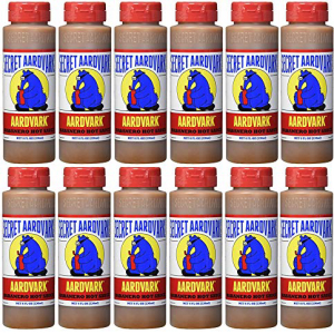 Secret Aardvark Habanero Hot Sauce | Made with Habanero Peppers & Roasted Tomatoes | Non-GMO, Low Sugar, Low Carb | Awesome Hot Sauce & Marinade 8 oz (12 pack)
