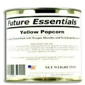 Future Essentials 缶詰イエローポップコーンカーネル 1 缶 1 Can of Future Essentials Canned Yellow Popcorn Kernels