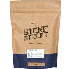 ストーン ストリート キャラメル ナッツ フレーバー グラウンド コーヒー | 1ポンドバッグ | 焙煎したての100%コロンビア産アラビカ種グルメコーヒー | ミディアムロースト | プレミアム品質のホリデーナッツ風味 Stone Street Caramel Nut Flavored