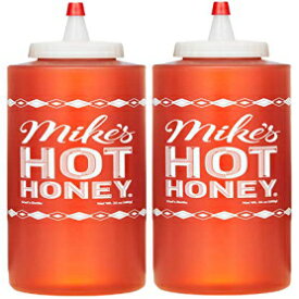 マイクズ ホット ハニー 24 オンス シェフズ ボトル (2 パック)、キック、甘さと辛さのある蜂蜜、100% 純粋な蜂蜜、グルテンフリー & パレオ、ソース以上のもの - それはホットハニーです Mike's Hot Honey 24 oz Chef’s Bottle (2 Pack), H
