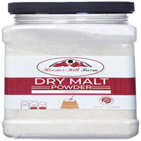フージャー ヒル ファーム ドライ モルト (ディアスタティック) ベーキング パウダー 1.5 ポンド Hoosier Hill Farm Dry Malt (Diastatic) baking Powder 1.5 lb.