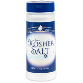 ネイチャーズ スプリーム コーシャー ソルト 16オンス Nature's Supreme Kosher Salt 16oz
