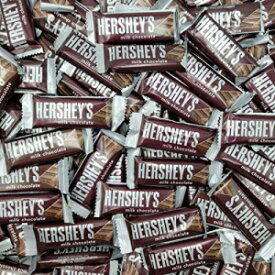 HERSHEY'S チョコレートバー、ミルクチョコレートスナックサイズのキャンディーバー、5ポンドバルクパッケージ HERSHEY'S Chocolate Bar, Milk Chocolate Snack Size Candy Bar, 5 Pound Bulk Package